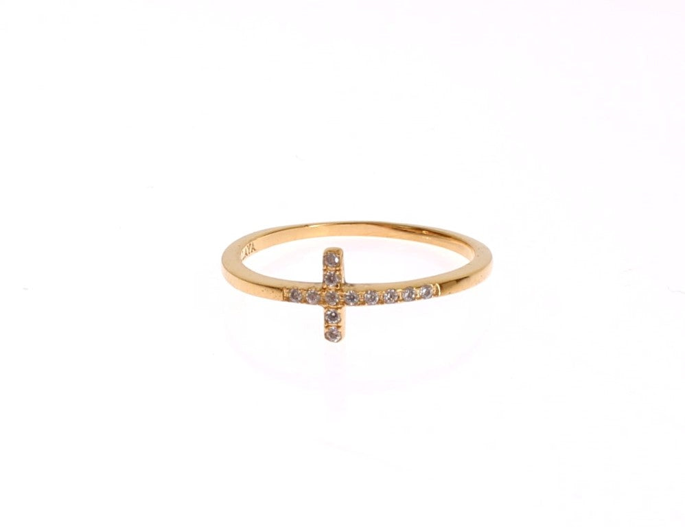Gold 925 Silber Ring