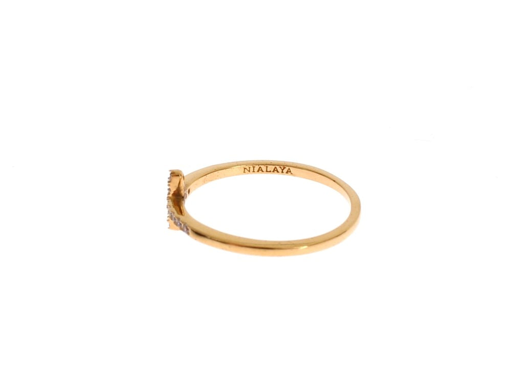 Gold 925 Silber Ring