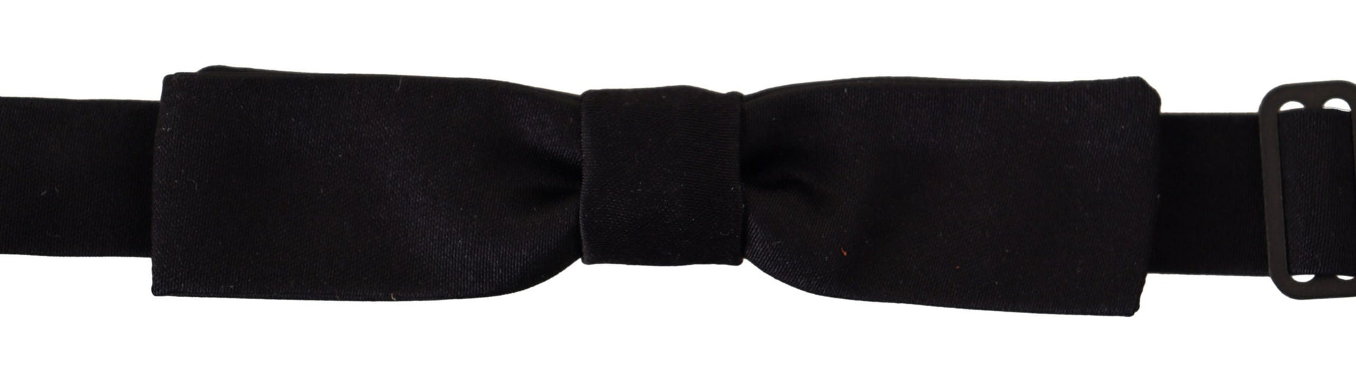 Black 100% Silk Adjustable Neck Papillon Tie