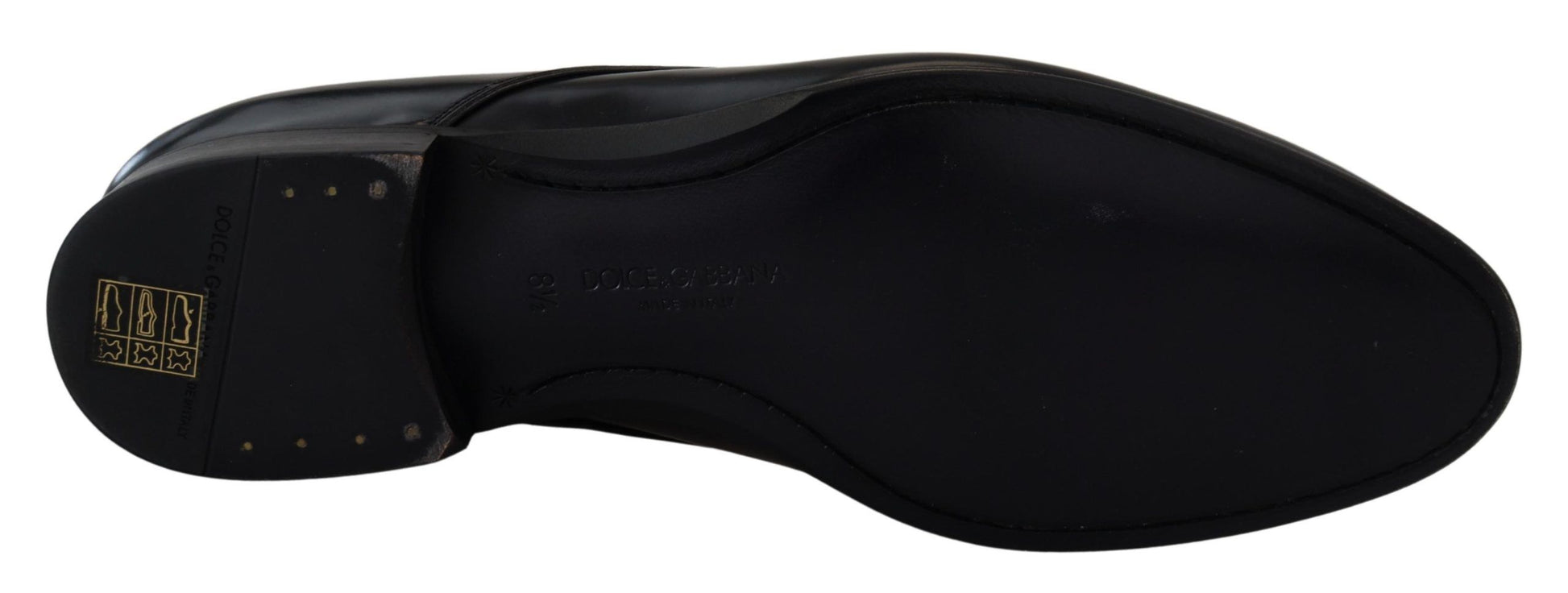 Schwarze formelle Lederschuhe