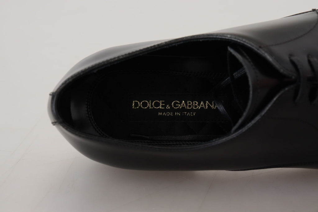 Schwarze formelle Lederschuhe