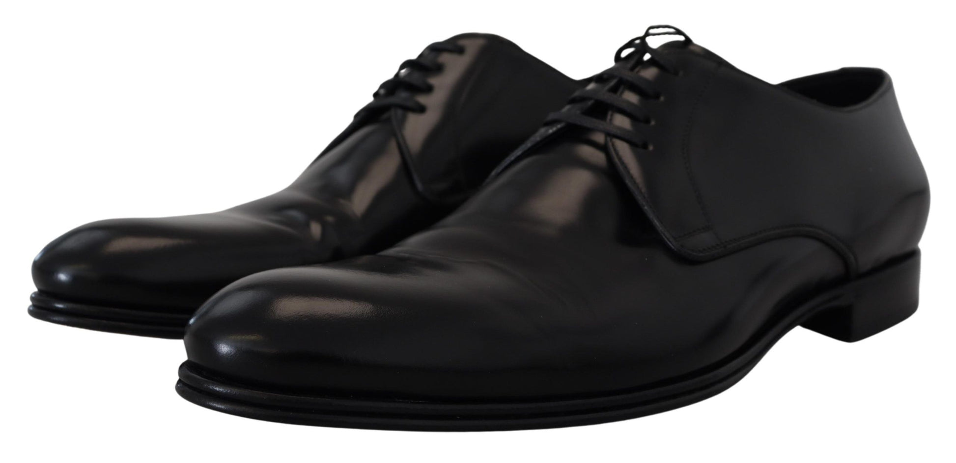 Schwarze formelle Lederschuhe