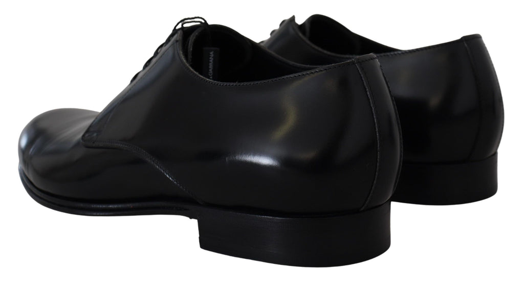 Schwarze formelle Lederschuhe