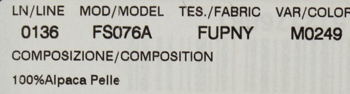 Beiger Schal mit Alpaka-Kragen