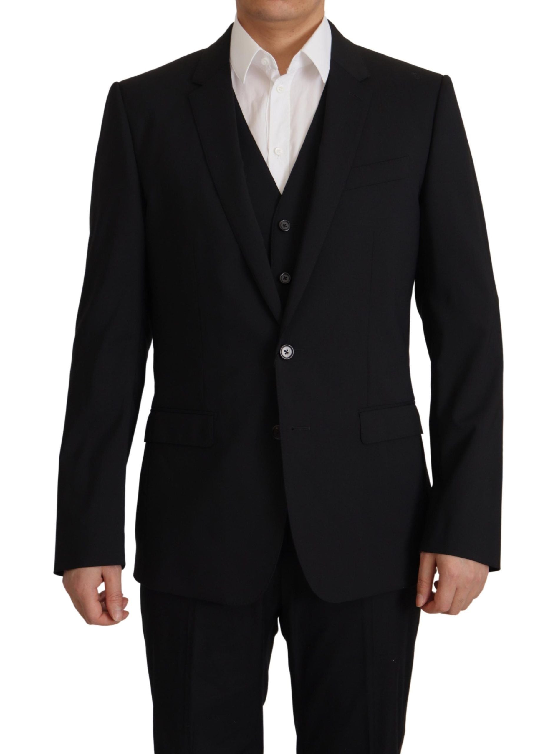 Schwarze Jacke Weste 2 Stück MARTINI Blazer