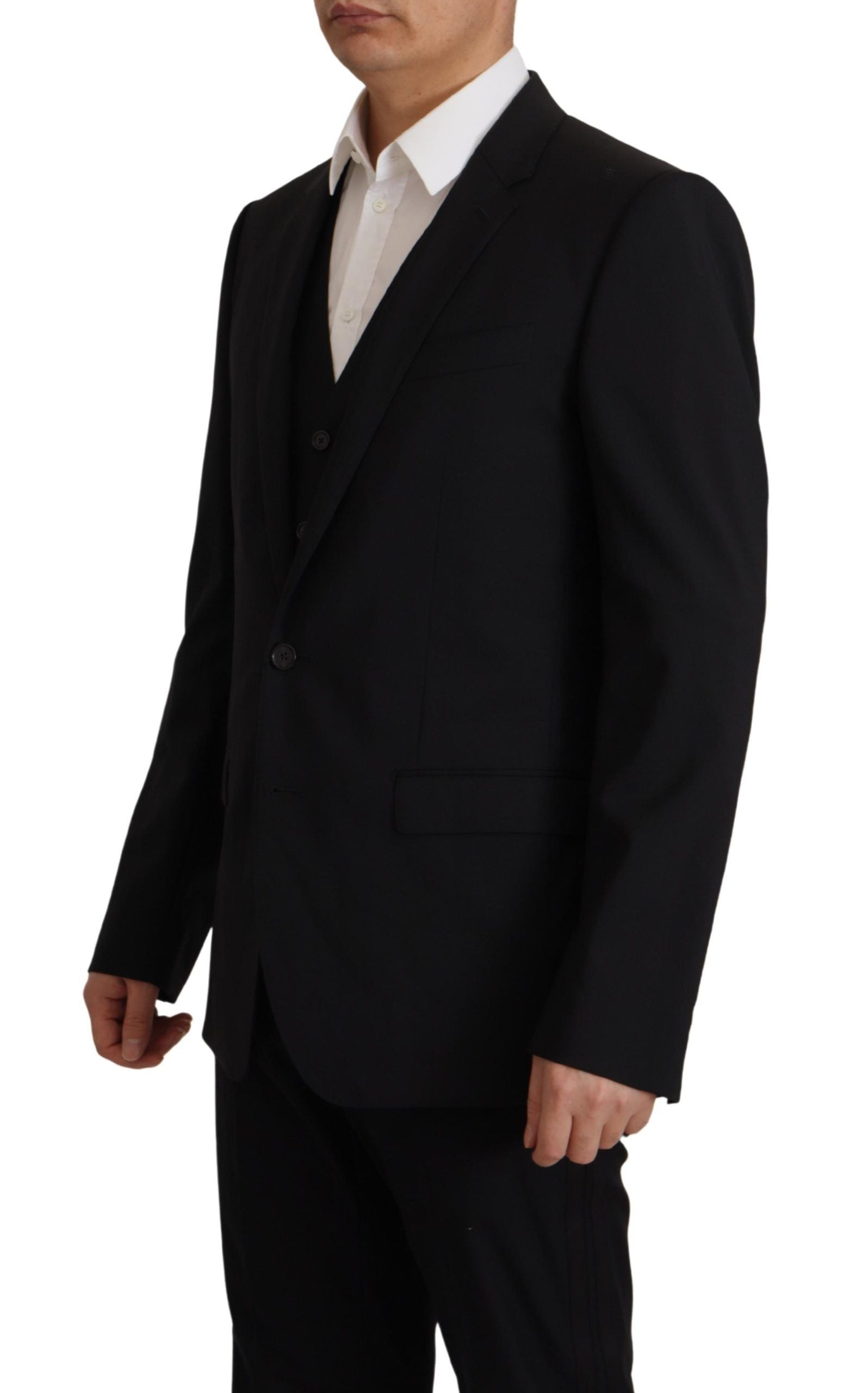 Schwarze Jacke Weste 2 Stück MARTINI Blazer