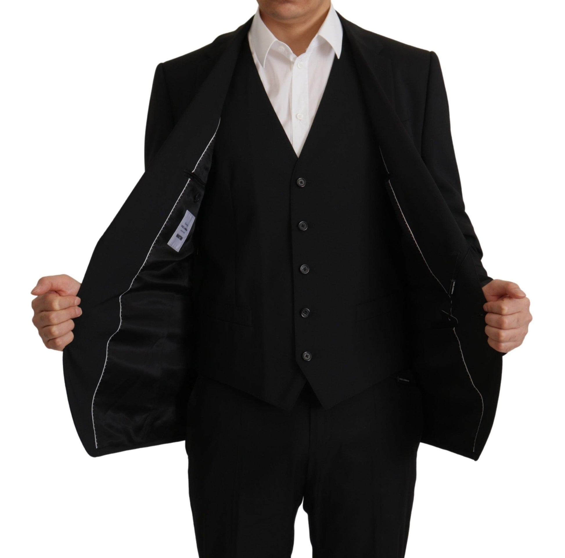 Schwarze Jacke Weste 2 Stück MARTINI Blazer