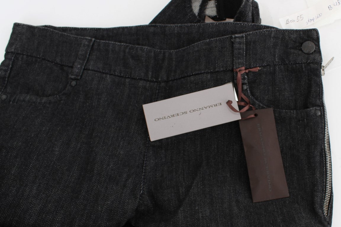 Blaue Slim Fit-Jeans aus Baumwolle