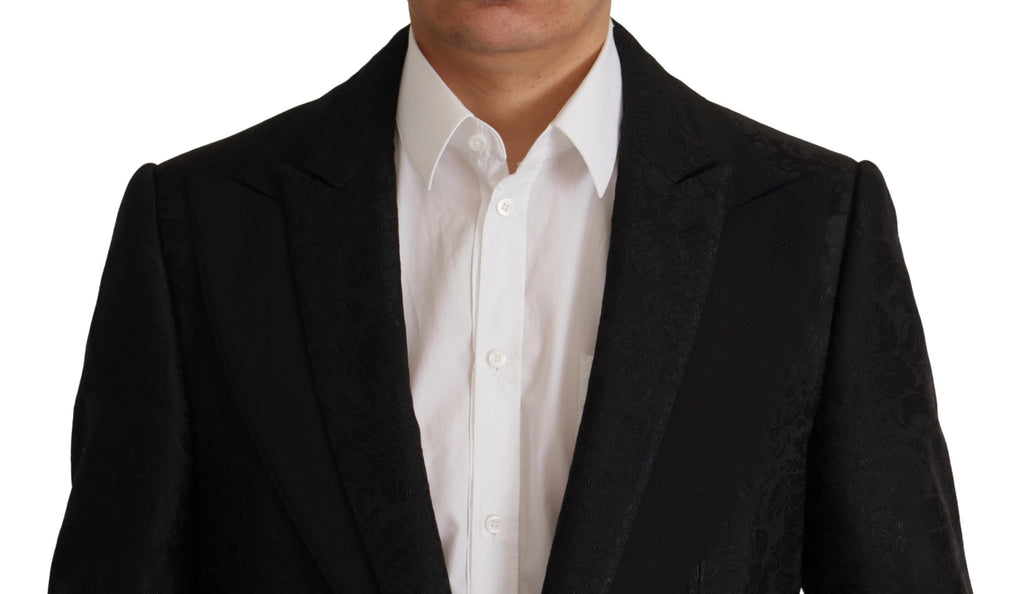 Schwarzer formeller 2-teiliger MARTINI-Anzug aus Polyester