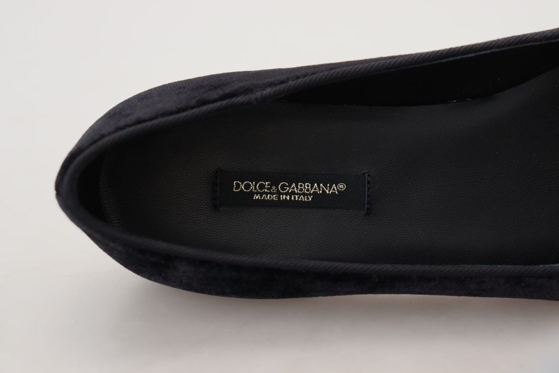 Schwarze Slipper aus Samt, flache Schuhe