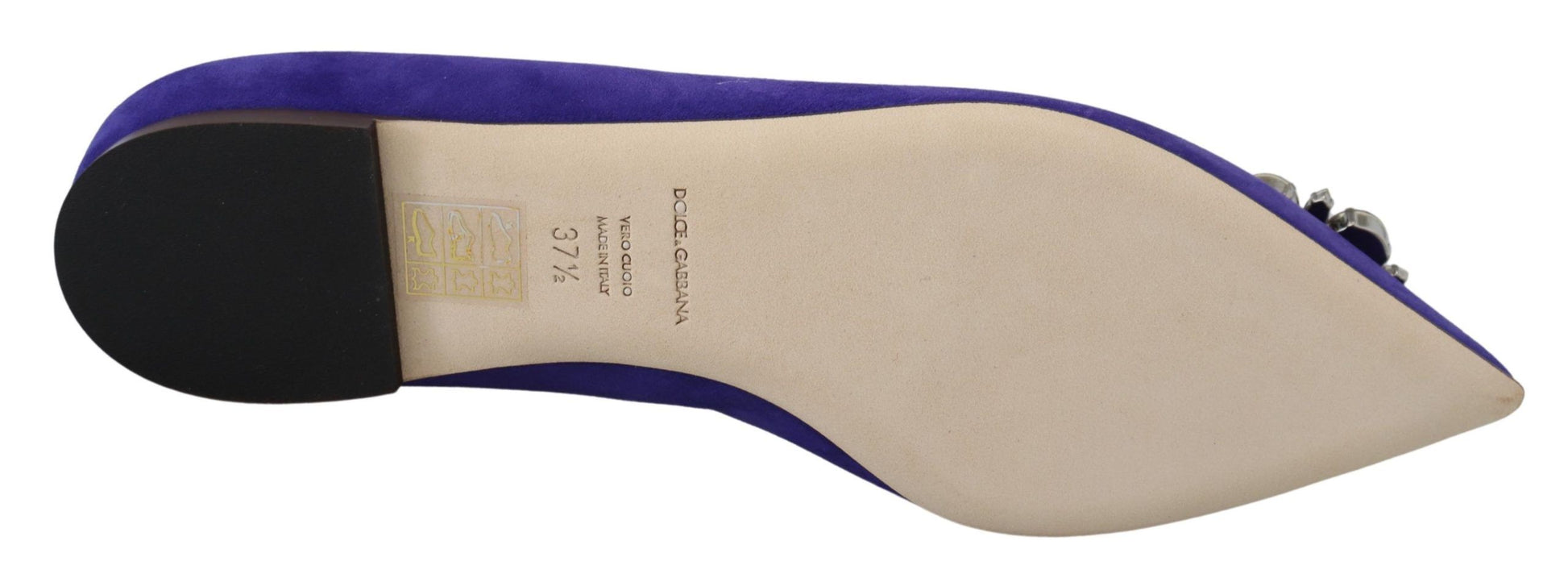 Lila Wildleder Kristalle Loafers Flats Schuhe