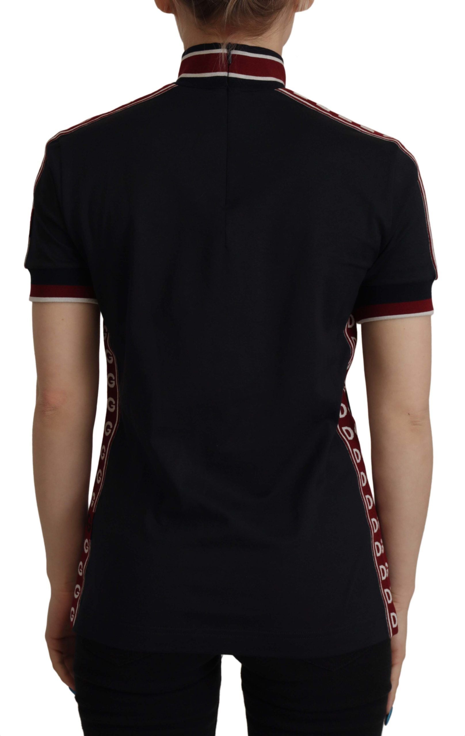 Schwarzes #DGMillennials-T-Shirt aus 100 % Baumwolle