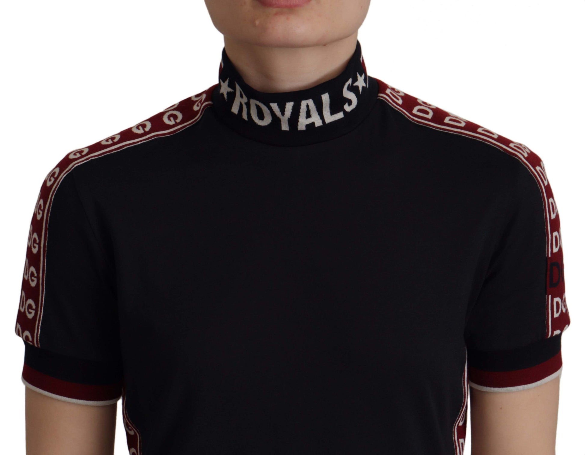 Schwarzes #DGMillennials-T-Shirt aus 100 % Baumwolle