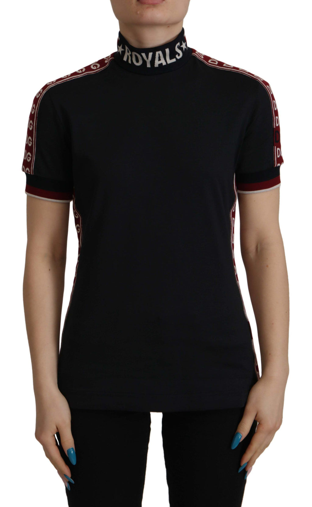 Schwarzes #DGMillennials-T-Shirt aus 100 % Baumwolle
