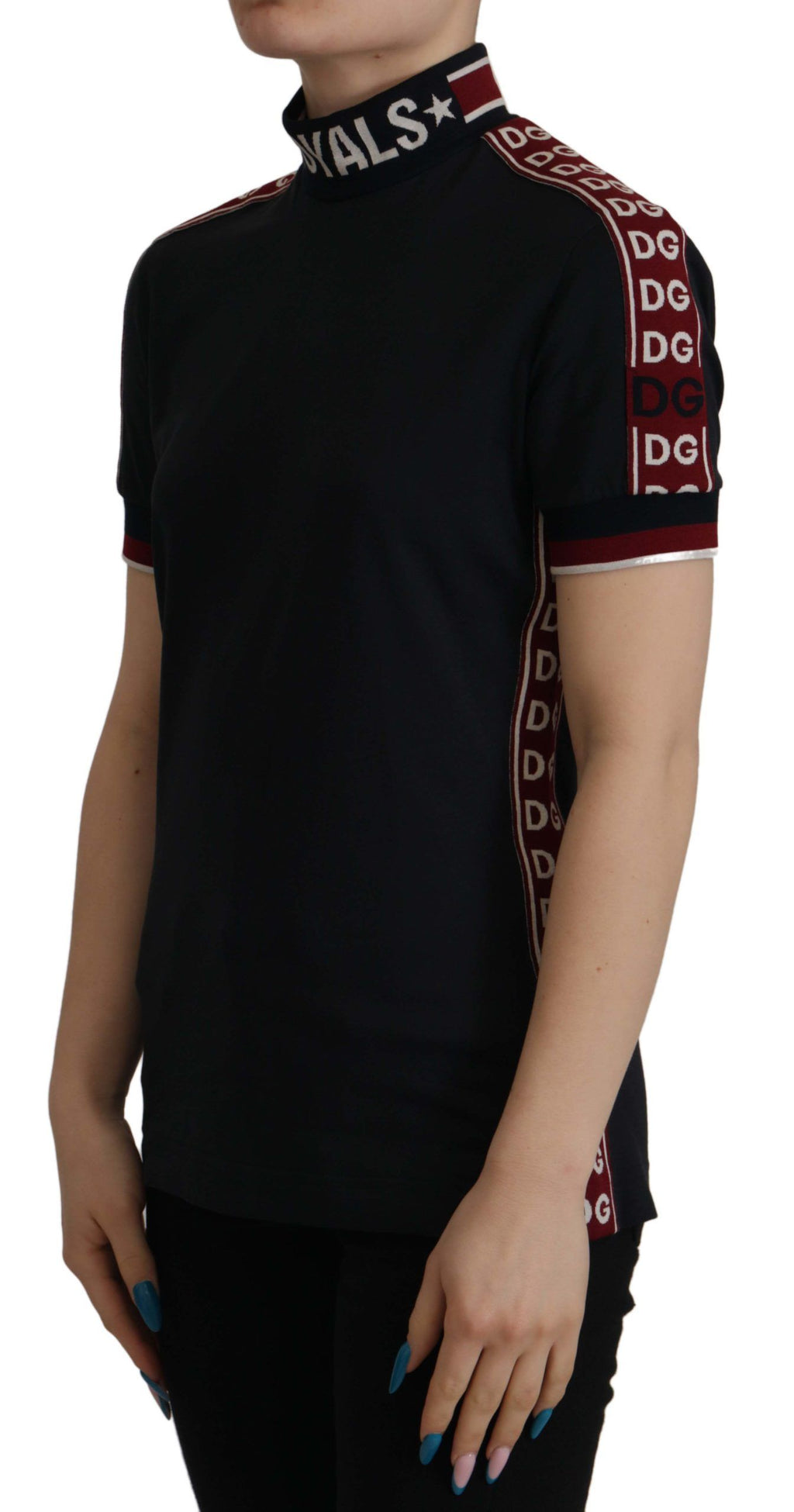 Schwarzes #DGMillennials-T-Shirt aus 100 % Baumwolle