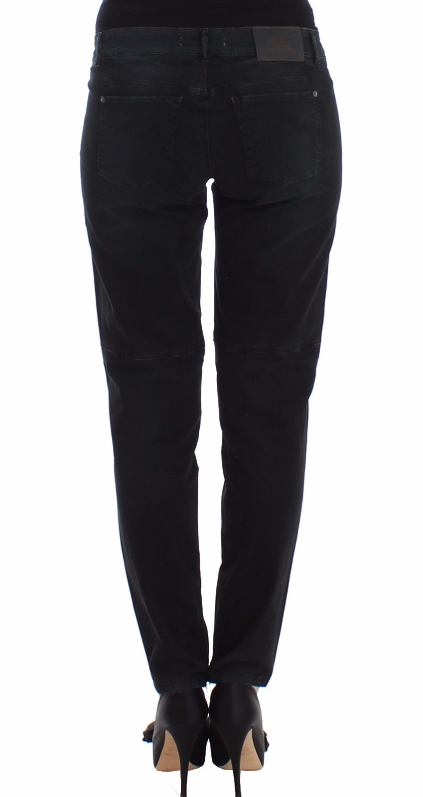 Blaue Slim Jeans Denim Hose Skinny Leg Straight