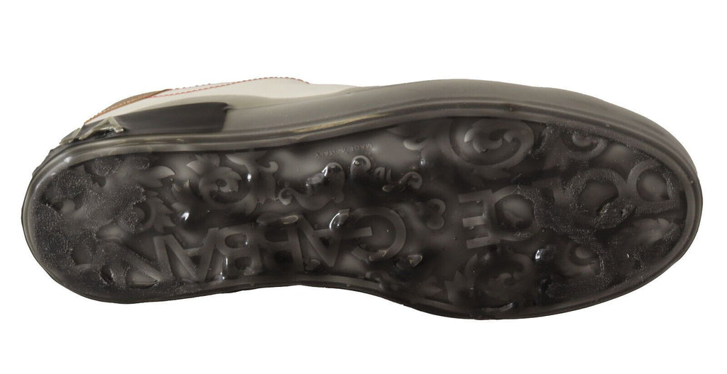 Weißgold Leder Low Top Sneakers Freizeitschuhe