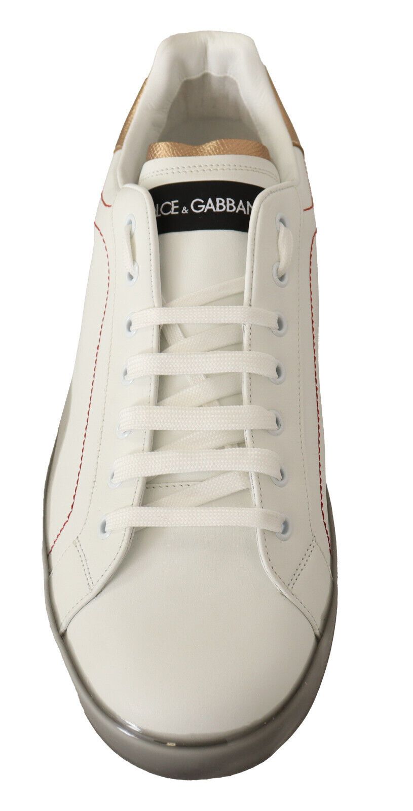 Weißgold Leder Low Top Sneakers Freizeitschuhe