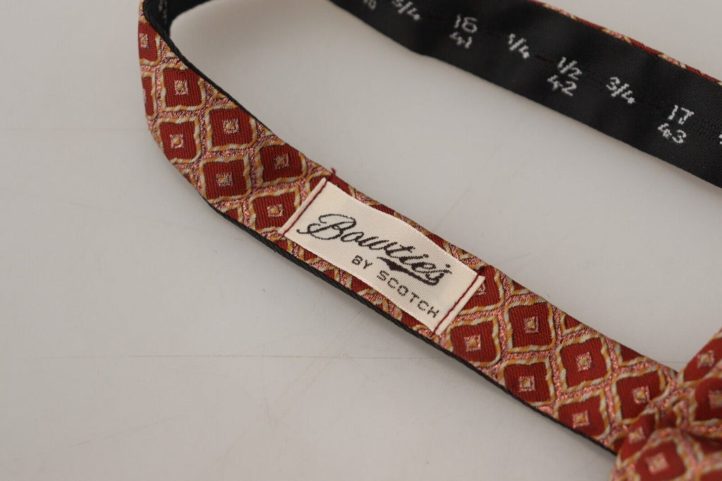 Scotch & Soda Multicolor Silk Adjustable Neck Papillon Men Bow Tie