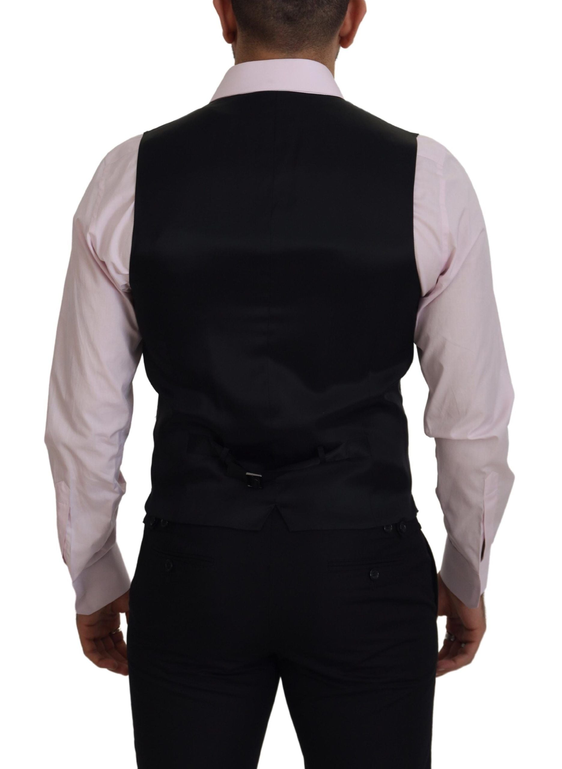 Mehrfarbige Weste aus Polyester, formelle Weste