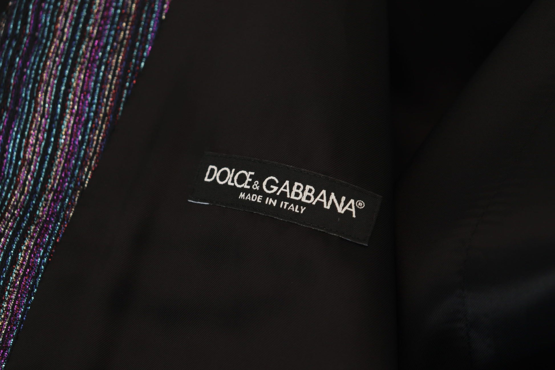 Dolce & Gabbana Multicolor Polyester Waistcoat Dress Formal Vest