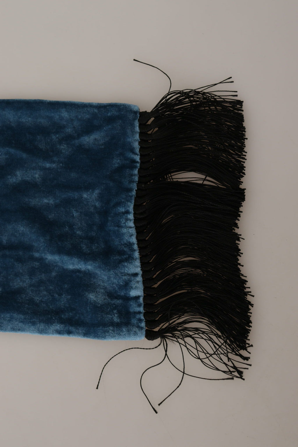 Blauer Samt-Halswärmer für Herren, Schal