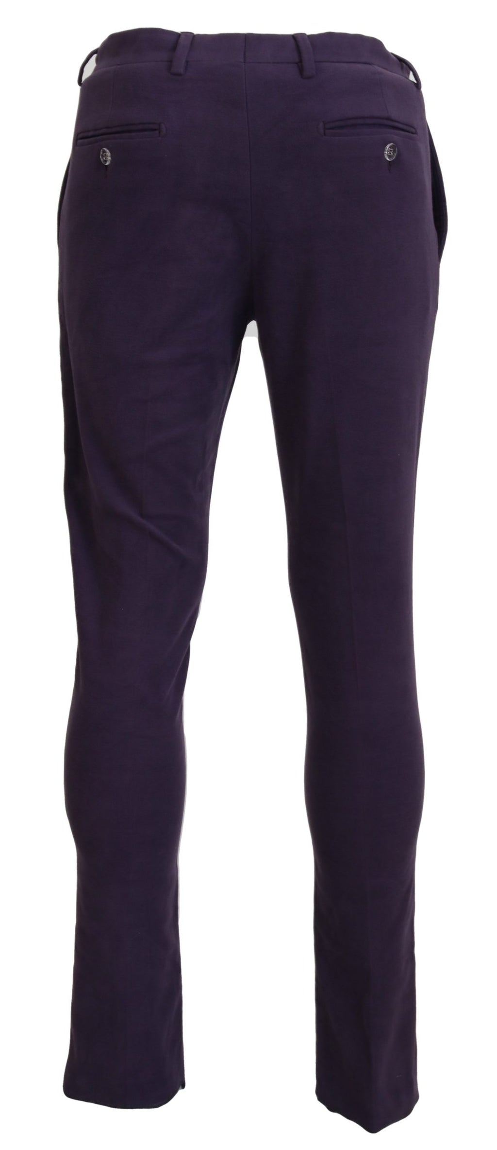 Lilafarbene Herrenhose aus reiner Baumwolle