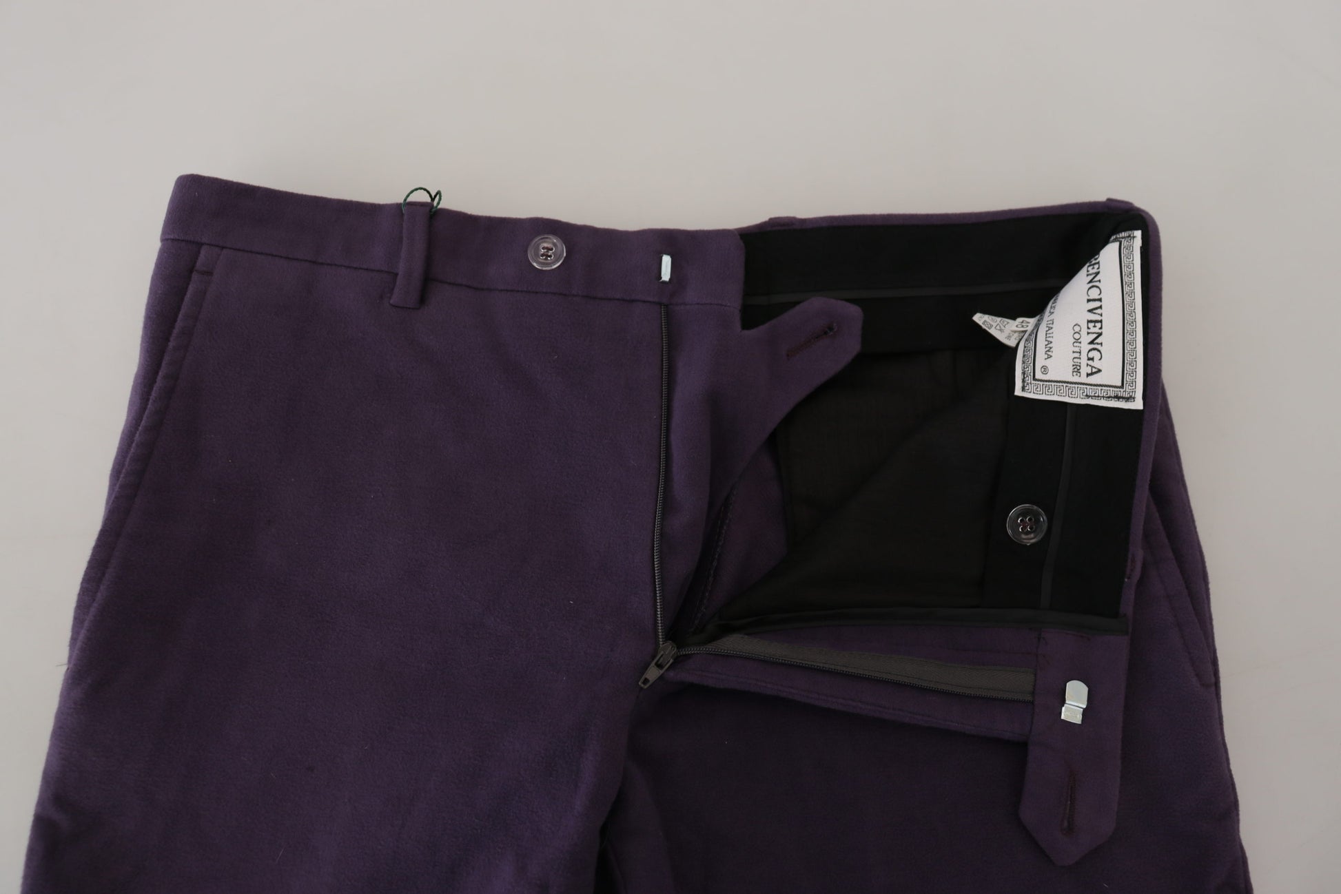 Lilafarbene Herrenhose aus reiner Baumwolle