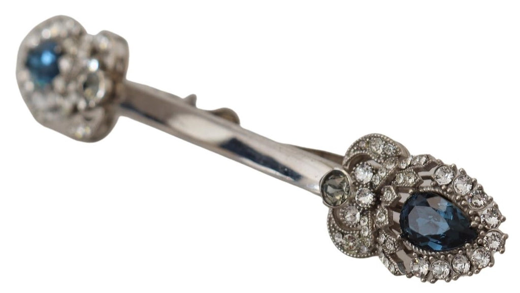 925 Sterling Silber Kristalle Pin Kragen Brosche