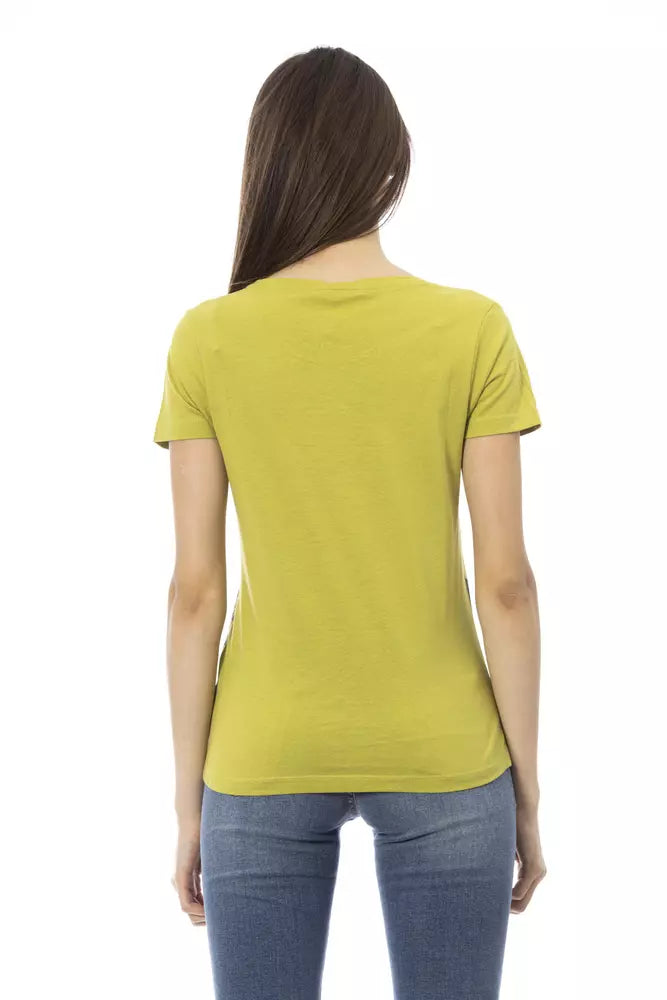 "Grünes Baumwoll-Damen-T-Shirt"