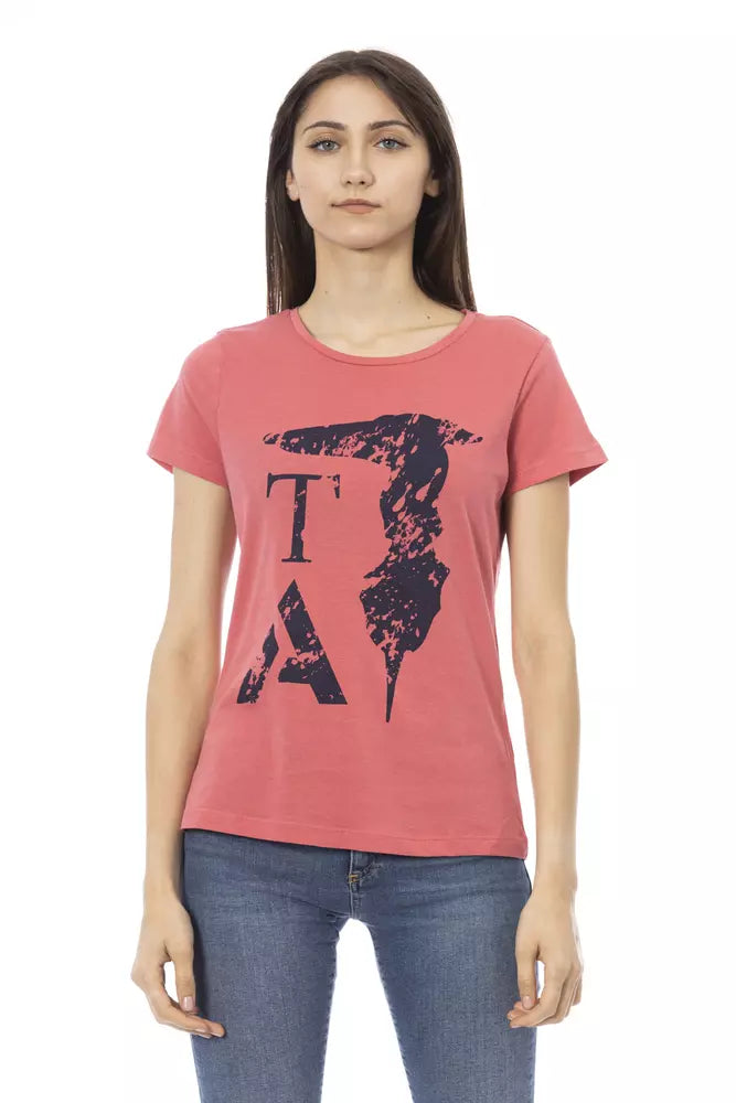 Mehrfarbiges Damen-T-Shirt aus Baumwolle