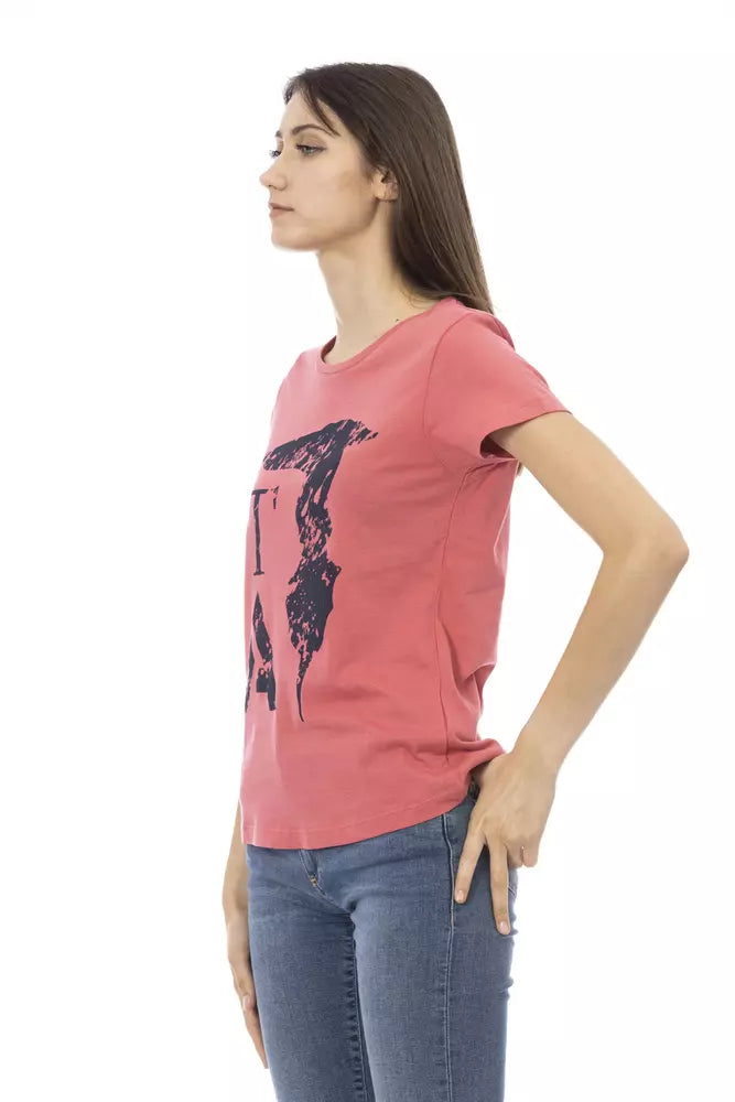 Mehrfarbiges Damen-T-Shirt aus Baumwolle
