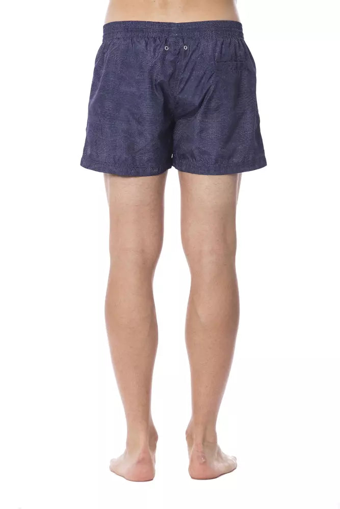 Blaue Badehose aus Polyester für Herren