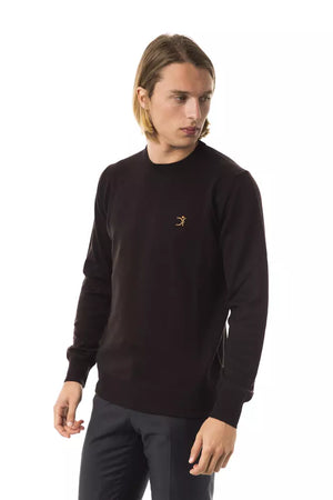 Brauner Herrenpullover aus Merinowolle