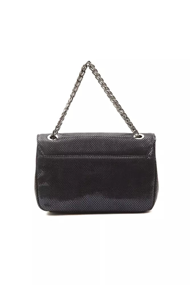 Blaue Umhängetasche aus Leder für Damen