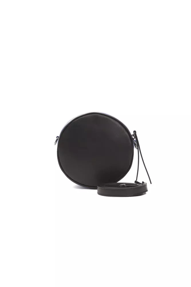 Schwarze Umhängetasche aus Leder für Damen
