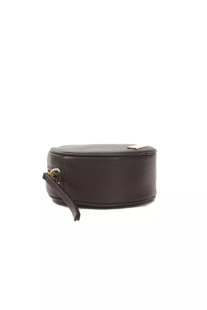 Braune Leder-Umhängetasche für Damen
