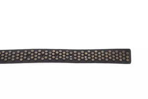 Black Cowhide Women Belt