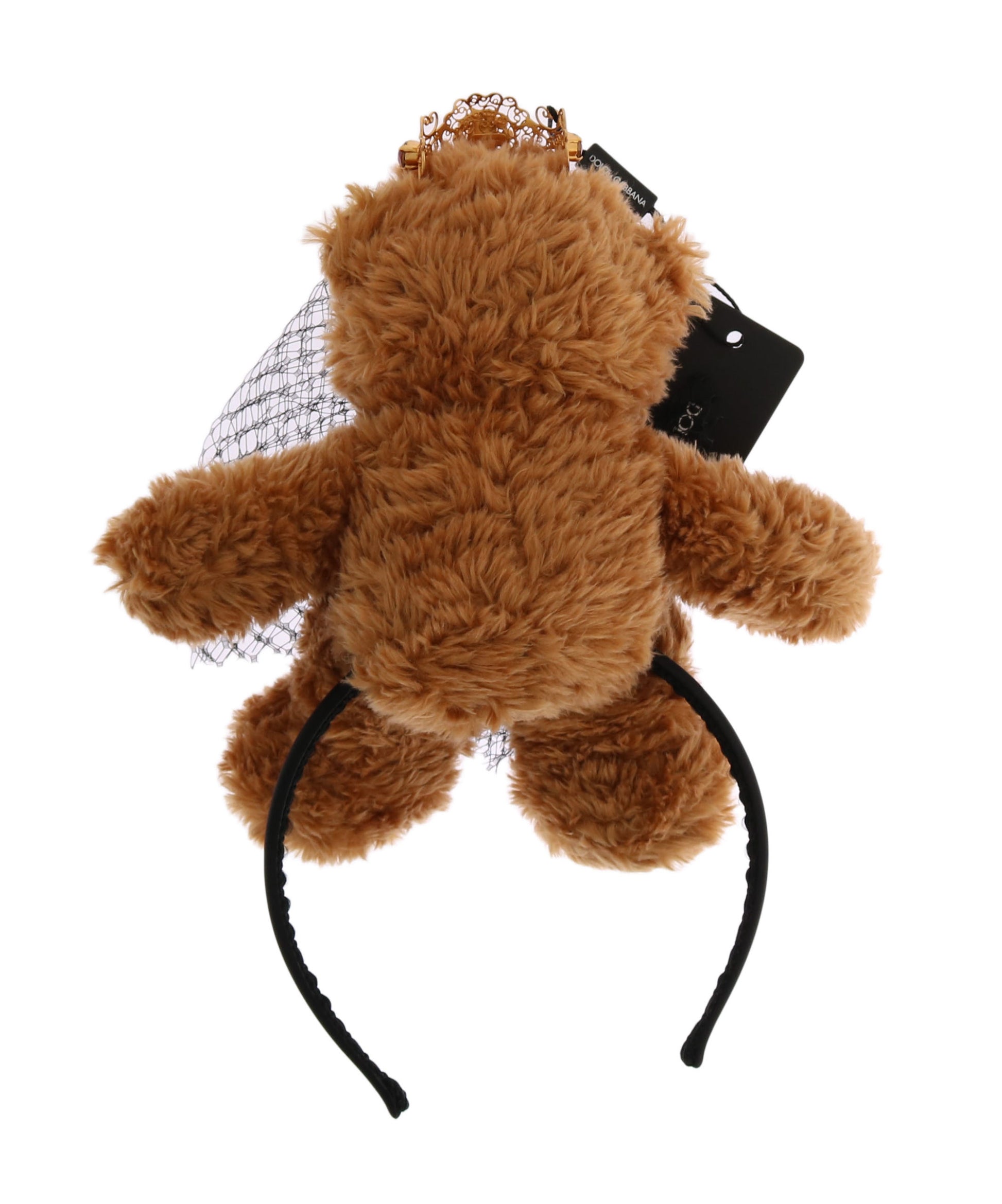 Teddybär Gold Kristall Krone Tiara Diadem Haarband