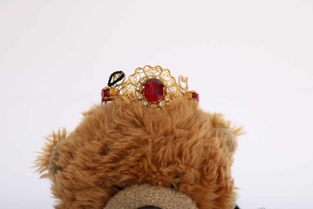 Teddybär Gold Kristall Krone Tiara Diadem Haarband