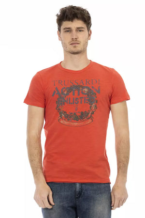 Red Cotton Men's T-Shirt