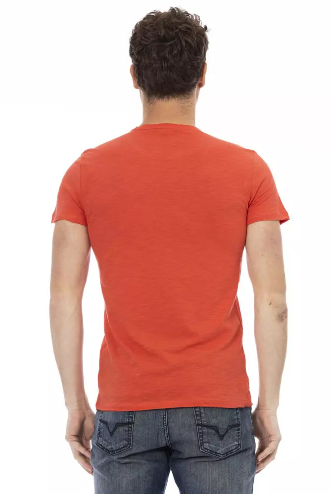 Rotes Herren-T-Shirt aus Baumwolle
