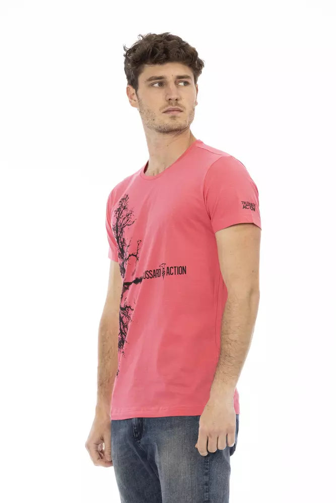 Mehrfarbiges Herren-T-Shirt aus Baumwolle