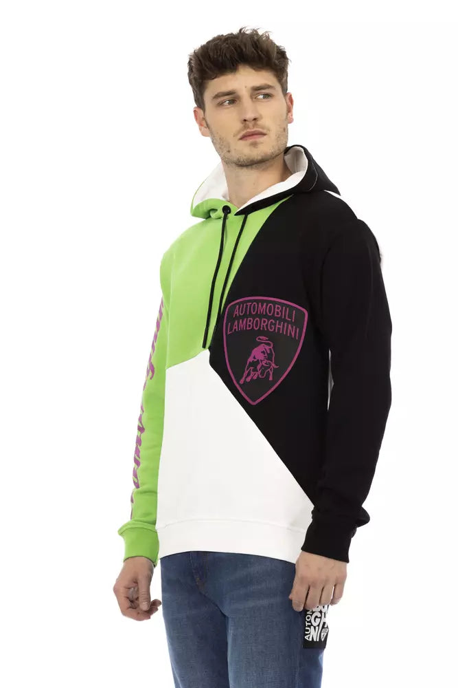 Weißer Herren-Hoodie aus Baumwolle
