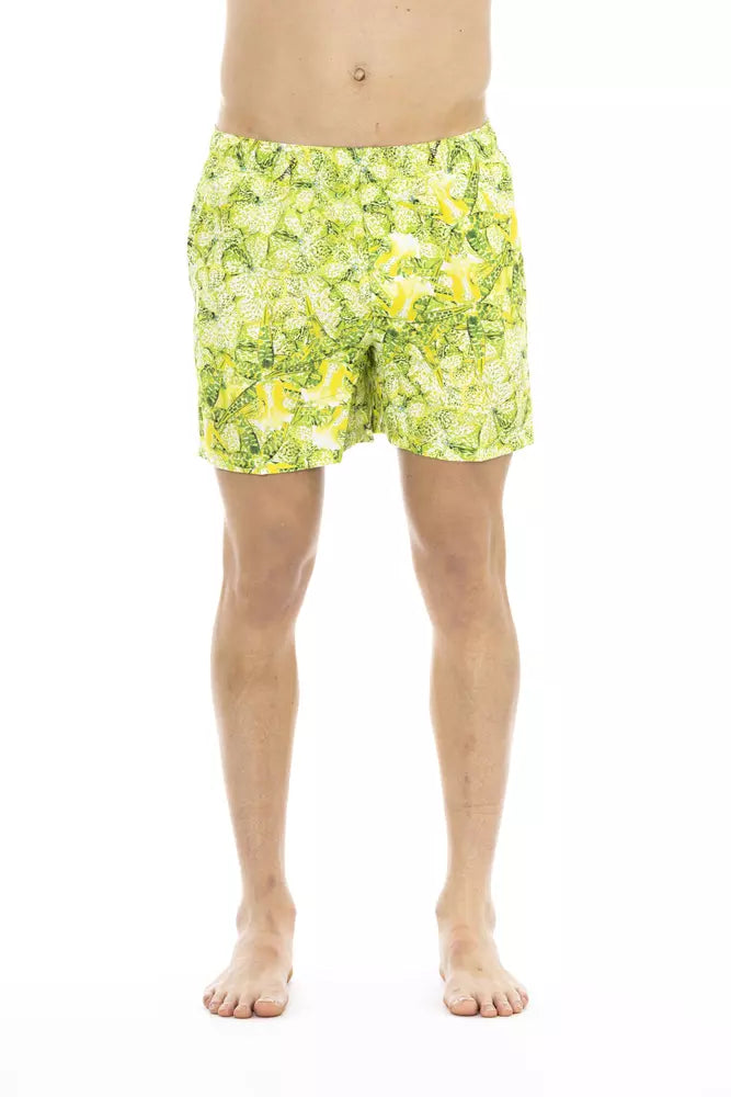Grüne Polyester Badeshorts für Herren