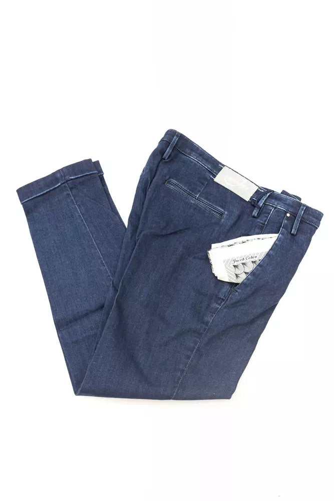 Blaue Baumwolljeans für Damen