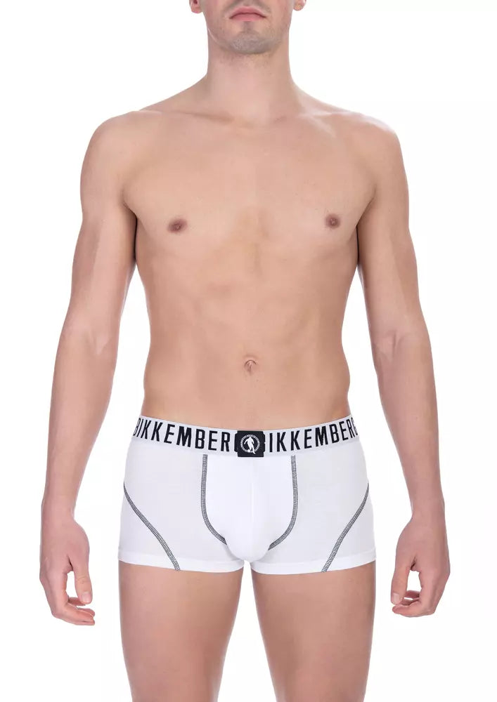 Weiße Herren-Unterhosen aus Baumwolle