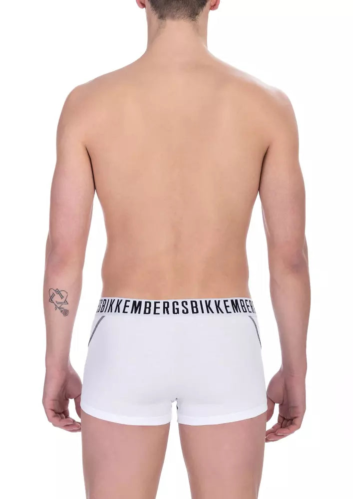 Weiße Herren-Unterhosen aus Baumwolle