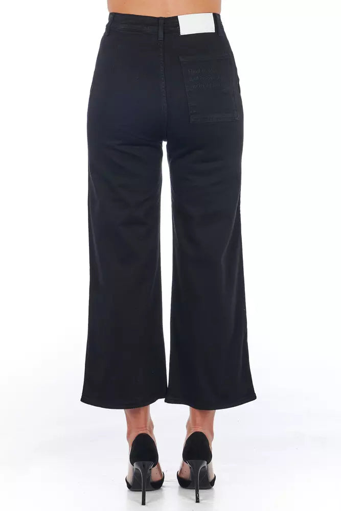 Schwarze Damen-Shorts aus Baumwolle