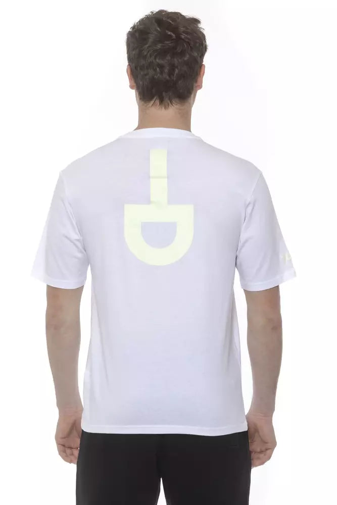 Weißes Herren-T-Shirt aus Baumwolle